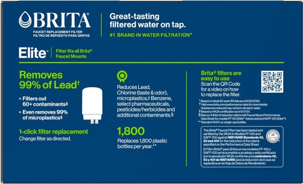 Brita Faucet Water Filter Replacement 3 ct White-8