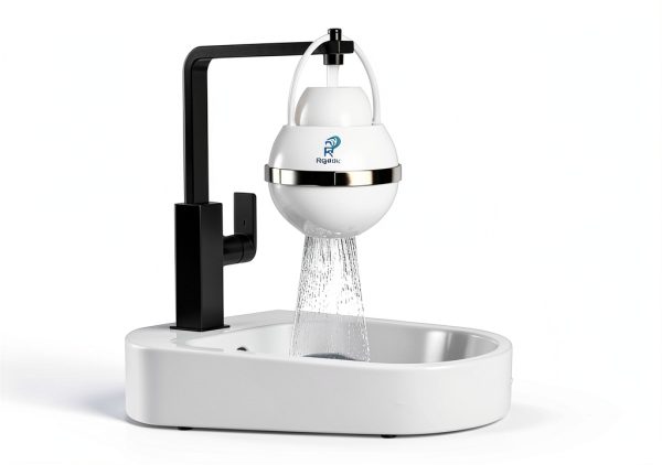 Rigelblu Shower Ball Water Filter Chrome Modern Bathroom-5