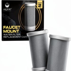 AQUSOFT Carbon Fiber Faucet Water Filter Replacement-0