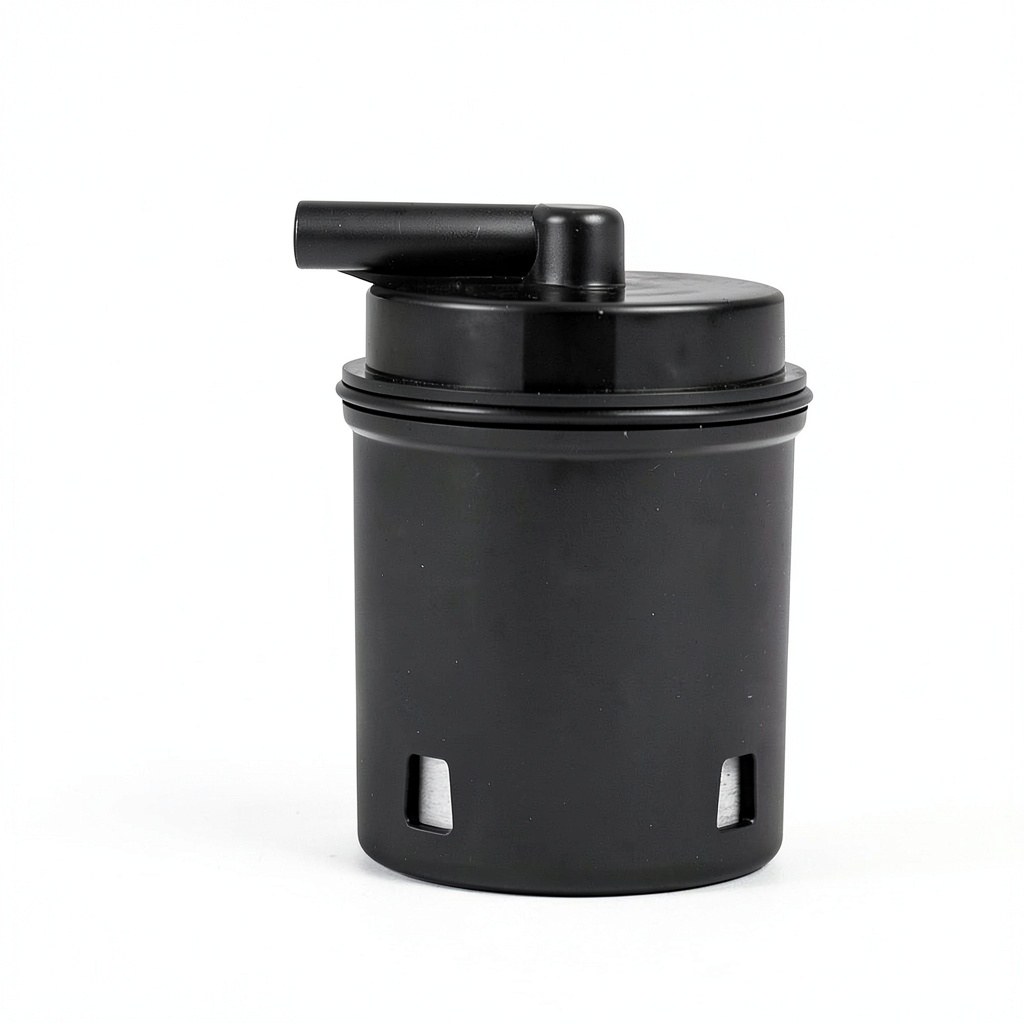 Culligan faucet filter cartridge on a kitchen sink