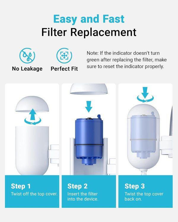 AQUA CREST Faucet Water Filter NSF Certified Replacement-7