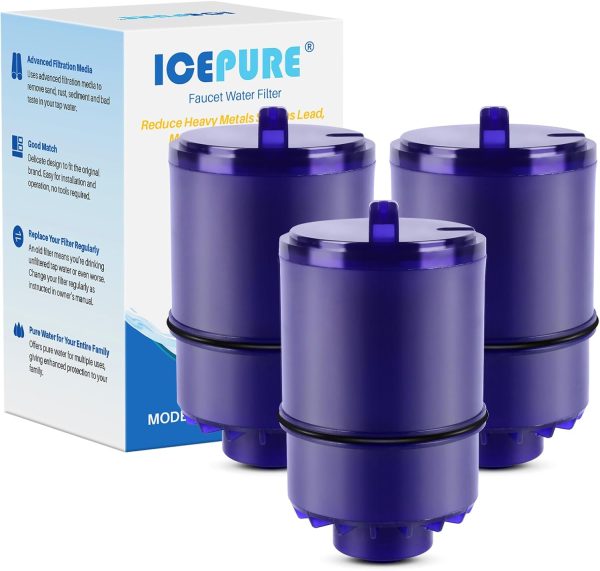 ICEPURE Faucet Water Filter Heavy Metals Removal Activated-0