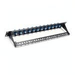 Fyboptwu LC Fiber Patch Panel 48 Core LC OM3 1 Pack-0