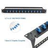 Fyboptwu LC Fiber Patch Panel 48 Core LC OM3 1 Pack-2