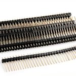 whiteeeen 1x40 Single Row Straight Pin Header Connector PCB-0