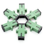 SC to SC APC Fiber Optic Adapter Cable Matters 6 Pack OS2 Single Mode-0