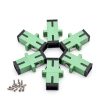 SC to SC APC Fiber Optic Adapter Cable Matters 6 Pack OS2 Single Mode-6
