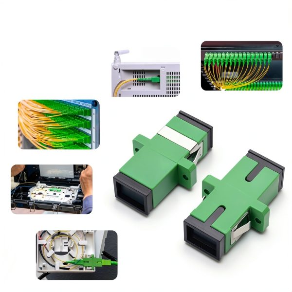 SC to SC APC Fiber Optic Adapter Cable Matters 6 Pack OS2 Single Mode-2