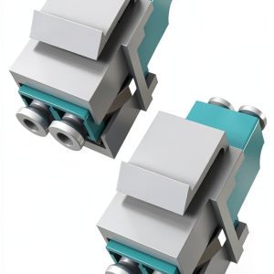 LC to LC Fiber Keystone Jack Coupler Reusable 2 Pack Model-0