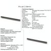 DIYhz 2x40 80P Male Female Pin Header 2.54mm Plastic Metal Black Gold-2