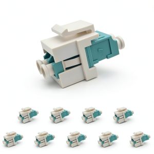 LC to LC Duplex Fiber Optic Coupler 10-Pack JOVXIAZ-0