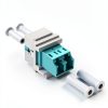 LC to LC Fiber Keystone Jack Coupler Reusable 2 Pack Model-1