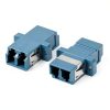 LC Fiber Optic Adapter Comm Cable Duplex 5/10 Size Blue Beige Aqua-2