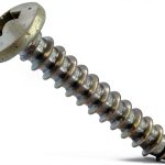 Hard-to-Find Fastener Panel Screws #8 1in Steel Pan Head 20 Pack Beige-0
